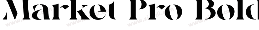 Market Pro Bold字体转换